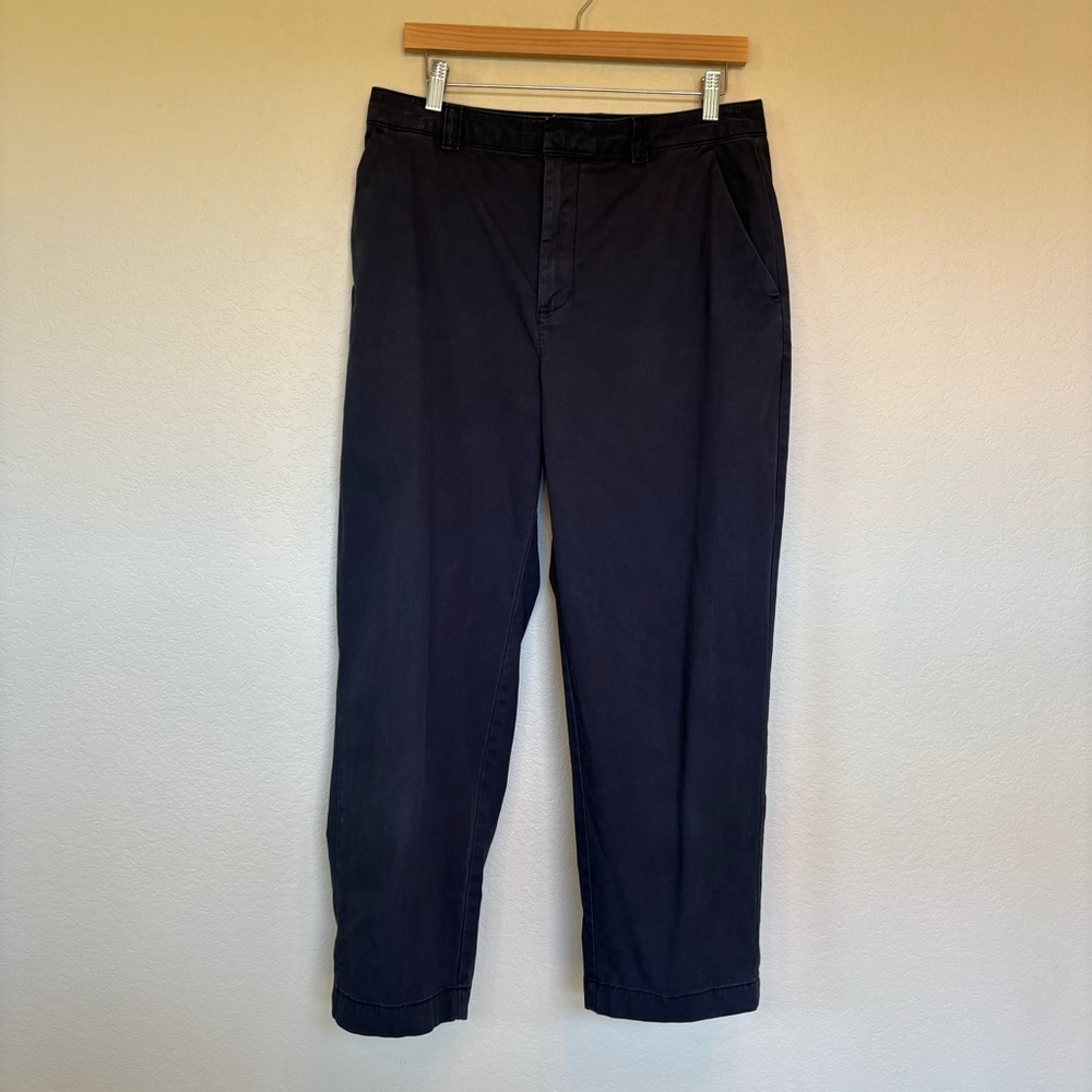 GAP Women's Mid Rise, Straight Up Khaki, Grey Chinos, Size 8 - Picture 3 of 12